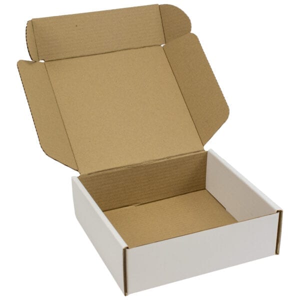 Buy 240x240x80mm White Postal & Mailing Box | Packaging Supplies
